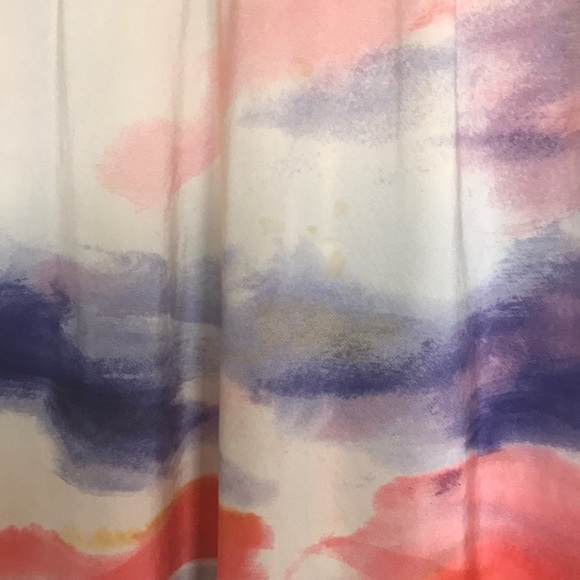 Aritzia Wilfred silk Emmanual tie dye dress XSmall - Picture 3 of 5
